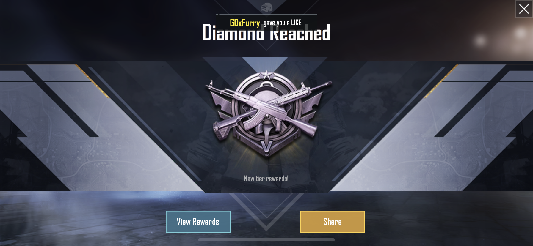 Diamond Ranking Reached