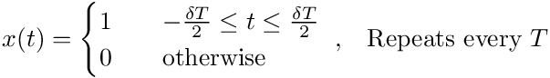 square wave Equation